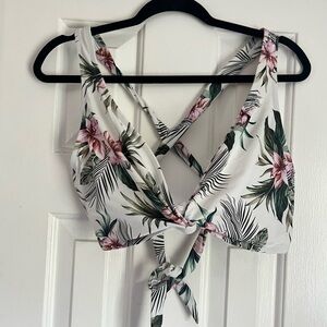 Target Shade and Shore green and white high waisted Bikini